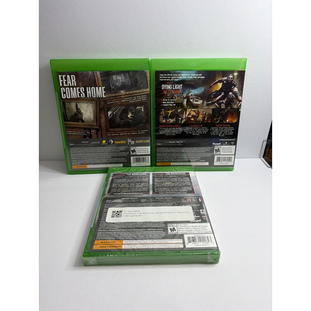 Xbox One Game Lot Resident Evil 7 Dying Light Enhanced Homefront The Revolution - Picture 2 of 11